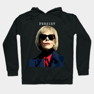 E. Jean Carroll: Persistent on a Dark Background Hoodie